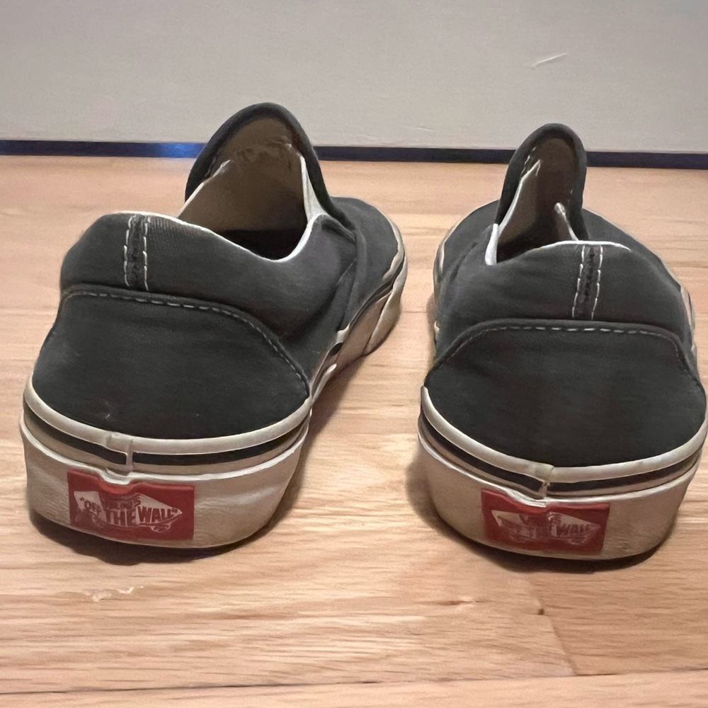Grey Slip On Vans - Picture 7 of 10